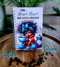 Load image into Gallery viewer, &quot;Caffeine Queens&quot; Handmade Journal
