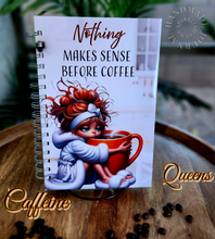 Load image into Gallery viewer, &quot;Caffeine Queens&quot; Handmade Journal
