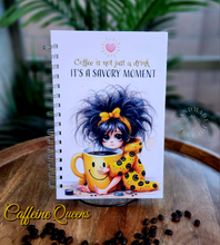 Load image into Gallery viewer, &quot;Caffeine Queens&quot; Handmade Journal
