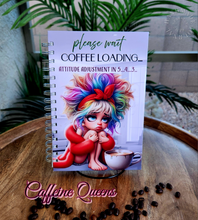 Load image into Gallery viewer, &quot;Caffeine Queens&quot; Handmade Journal
