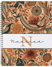Load image into Gallery viewer, "Boho" Handmade Subject Notebook
