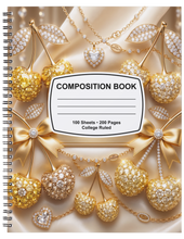 Load image into Gallery viewer, "Luxe" Handmade Subject Notebook
