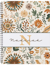 Load image into Gallery viewer, "Boho" Handmade Subject Notebook
