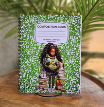 Load image into Gallery viewer, &quot;Composition Style ~ Girls&quot; Handmade Subject Notebook
