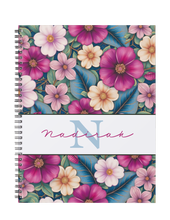 Load image into Gallery viewer, "Wildflowers" Handmade Subject Notebook
