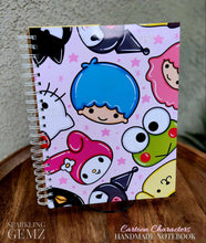 Load image into Gallery viewer, &quot;Kuromi &amp; Friends&quot; Handmade Subject Notebook
