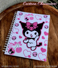 Load image into Gallery viewer, &quot;Kuromi&quot; Handmade Subject Notebook
