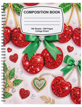 Load image into Gallery viewer, "Luxe" Handmade Subject Notebook
