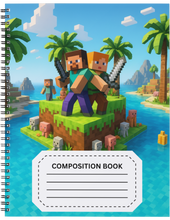 Load image into Gallery viewer, "The Overworld" Handmade Subject Notebook
