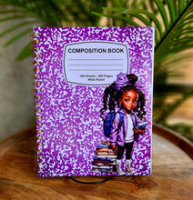 Load image into Gallery viewer, &quot;Composition Style ~ Girls&quot; Handmade Subject Notebook
