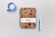 Load image into Gallery viewer, "Boho" Handmade Subject Notebook
