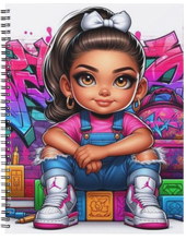 Load image into Gallery viewer, "The Cool Kids ~ Girls" Handmade Subject Notebook
