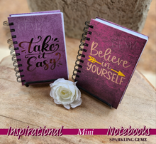 Load image into Gallery viewer, &quot;Grunge&quot; Inspirational Mini Notebook
