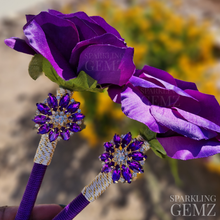 Load image into Gallery viewer, &quot;Purple Passion&quot; Faux Flower Pen
