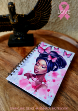 Load image into Gallery viewer, &quot;Breast Cancer Awareness&quot; Handmade Notebook
