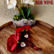 Load image into Gallery viewer, &quot;Red Wine&quot; Faux Flower Pen
