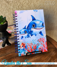 Load image into Gallery viewer, &quot;Under the Sea&quot; Handmade Youth Journal
