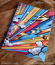 Load image into Gallery viewer, &quot;Cartoon Comics~ Zap&quot; Handmade Subject Notebook
