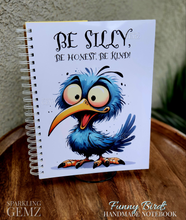 Load image into Gallery viewer, &quot;Funny Birds&quot; Handmade Subject Notebook
