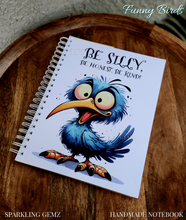 Load image into Gallery viewer, &quot;Funny Birds&quot; Handmade Subject Notebook
