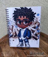 Load image into Gallery viewer, &quot;The Cool Kids ~ Boys&quot; Handmade Subject Notebook
