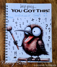 Load image into Gallery viewer, &quot;Funny Birds&quot; Handmade Subject Notebook
