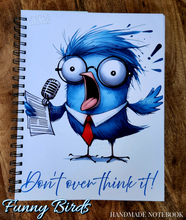 Load image into Gallery viewer, &quot;Funny Birds&quot; Handmade Subject Notebook
