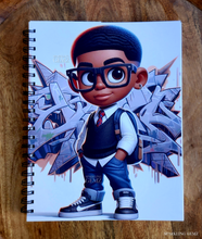 Load image into Gallery viewer, &quot;The Cool Kids ~ Boys&quot; Handmade Subject Notebook
