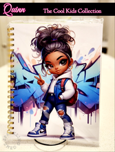 Load image into Gallery viewer, &quot;The Cool Kids ~ Girls&quot; Handmade Subject Notebook
