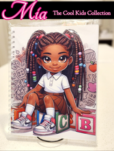 Load image into Gallery viewer, &quot;The Cool Kids ~ Girls&quot; Handmade Subject Notebook
