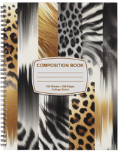 Load image into Gallery viewer, "Black &amp; Bold" Handmade Subject Notebook
