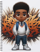 Load image into Gallery viewer, "The Cool Kids ~ Boys" Handmade Subject Notebook
