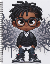 Load image into Gallery viewer, "The Cool Kids ~ Boys" Handmade Subject Notebook
