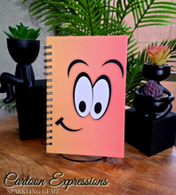 Load image into Gallery viewer, &quot;Cartoon Expressions&quot; Handmade Notebook
