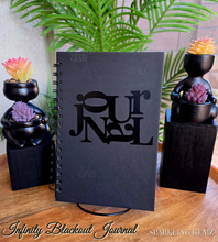 Load image into Gallery viewer, &quot;Infinity&quot; Handmade Blackout Journal

