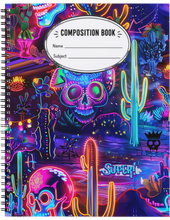 Load image into Gallery viewer, "Design District" Handmade Subject Notebook
