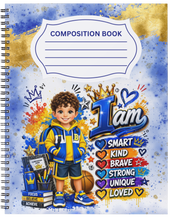 Load image into Gallery viewer, "I Am ~ Boys" Handmade Subject Notebook
