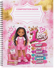 Load image into Gallery viewer, "I Am ~ Girls" Handmade Subject Notebook
