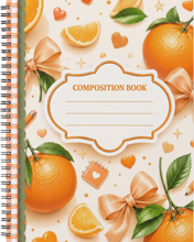 Load image into Gallery viewer, "Juicy Fruit" Handmade Subject Notebook
