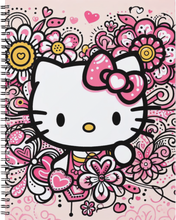 Load image into Gallery viewer, "Hello Kitty" Handmade Subject Notebook
