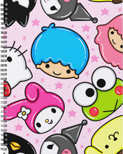 Load image into Gallery viewer, "Kuromi &amp; Friends" Handmade Subject Notebook
