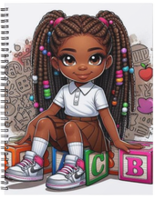 Load image into Gallery viewer, "The Cool Kids ~ Girls" Handmade Subject Notebook
