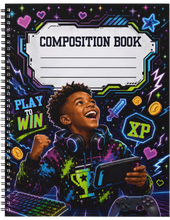 Load image into Gallery viewer, "Level Up" Handmade Subject Notebook
