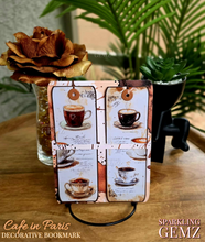 Load image into Gallery viewer, &quot;Cafe in Paris&quot; Decorative Bookmark Set
