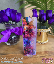 Load image into Gallery viewer, &quot;Whimsical Garden&quot; Decorative Bookmark
