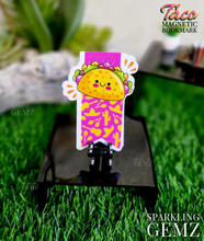 Load image into Gallery viewer, &quot;Taco&quot; Magnetic Bookmark
