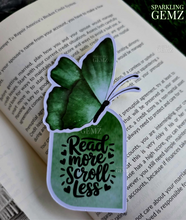 Load image into Gallery viewer, &quot;Green Butterfly Expressions&quot; Decorative Bookmark
