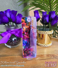 Load image into Gallery viewer, &quot;Whimsical Garden&quot; Decorative Bookmark
