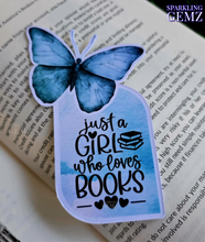 Load image into Gallery viewer, &quot;Blue Butterfly Expressions&quot; Decorative Bookmark
