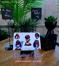 Load image into Gallery viewer, "Praying Cuties" Handmade Desk Calendar
